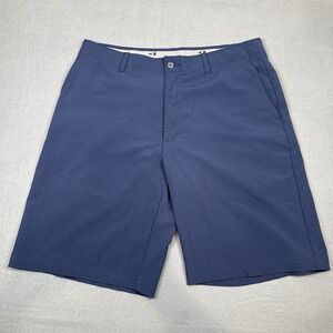 Grand Slam Men's Performance Stretch Golf Shorts Navy Blue Size 34 Athletic Fit
